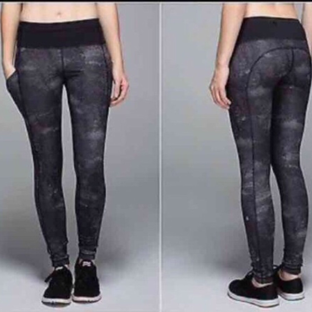 Lululemon sequin yoga pants